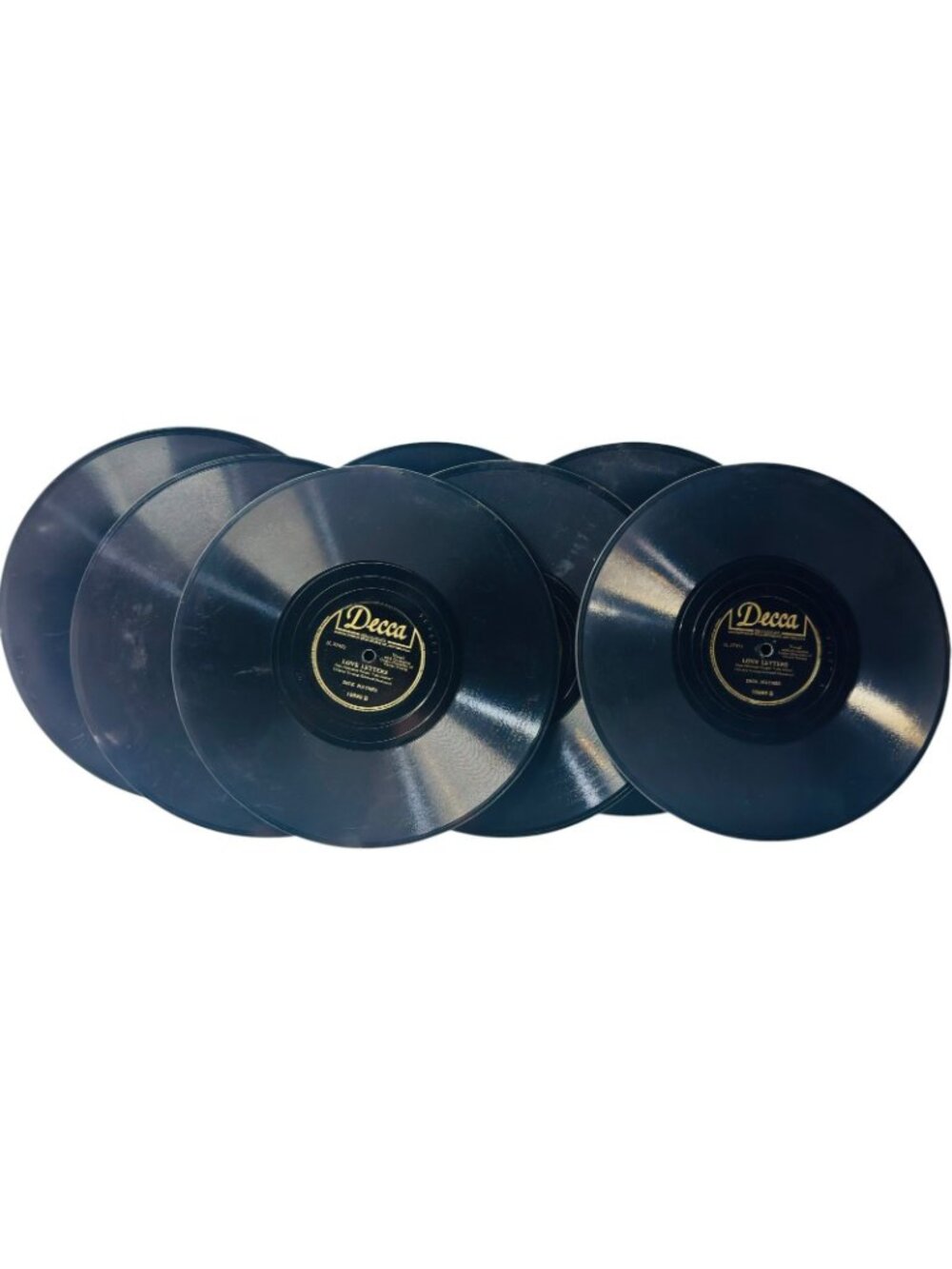 Dick Haymes 78RPM Record Lot 12x 10" Decca Vocal Pop w/ Binder
